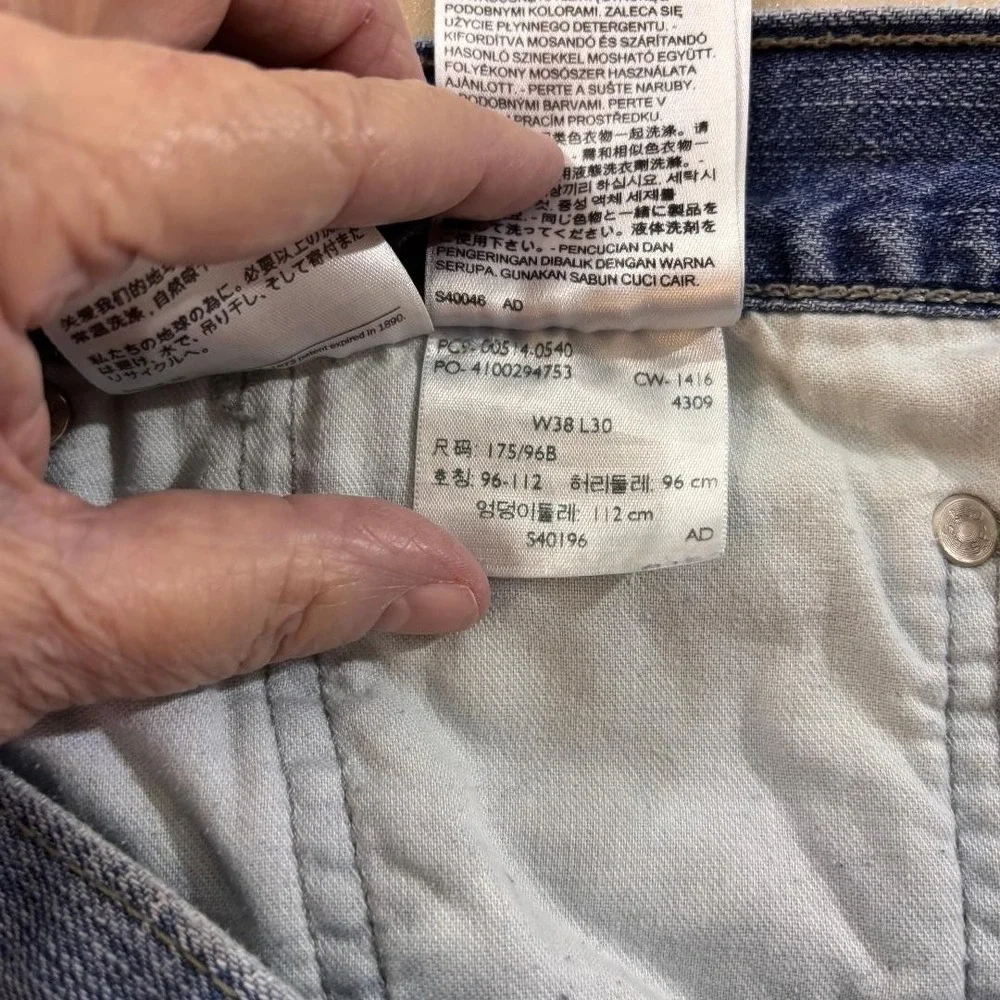 Levi's‎ 514 Jeans Men's Size 38X30 (38X31) Wide Leg